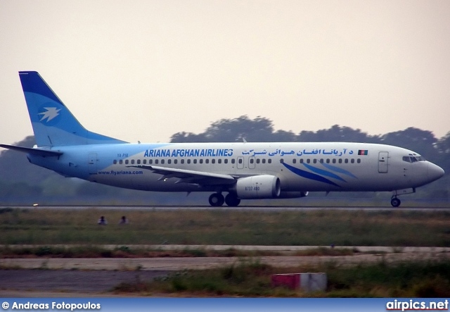 YA-PIB, Boeing 737-400, Ariana Afghan Airlines