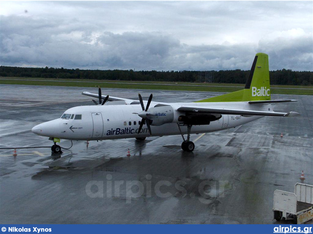 YL-BAT, Fokker 50, Air Baltic