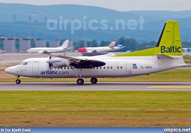 YL-BAU, Fokker 50, Air Baltic