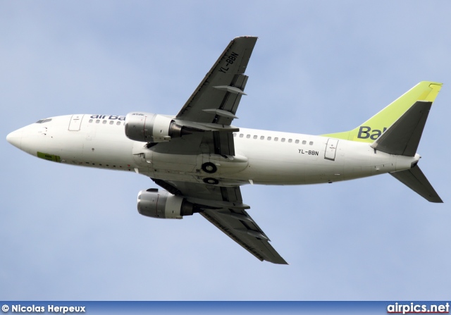 YL-BBN, Boeing 737-500, Air Baltic