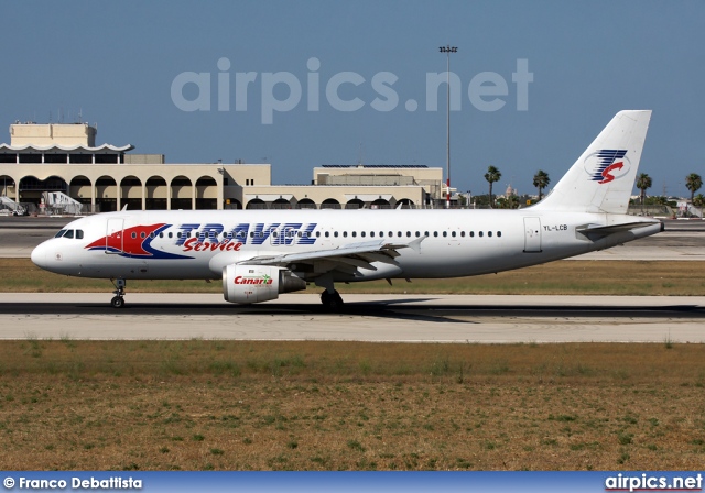 YL-LCB, Airbus A320-200, Travel Service (Czech Republic)