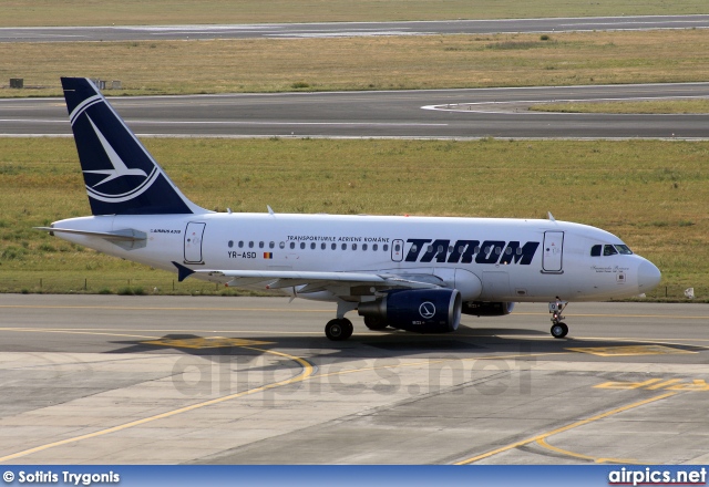 YR-ASD, Airbus A318-100, Tarom