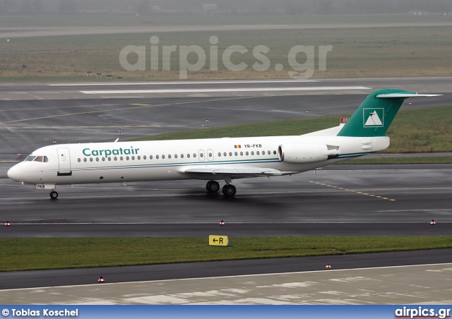 YR-FKB, Fokker F100, Carpatair