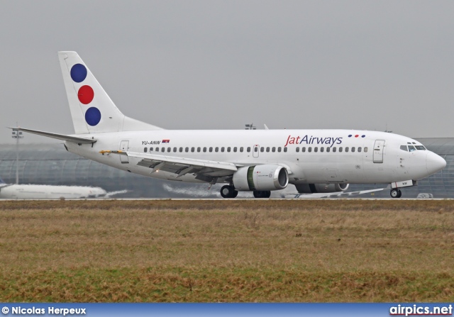 YU-ANW, Boeing 737-300, Jat Airways