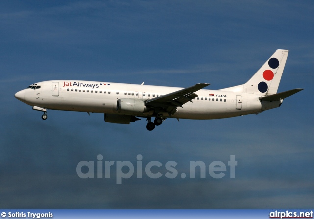 YU-AOS, Boeing 737-400, Jat Airways