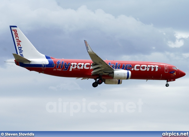 ZK-PBM, Boeing 737-800, Pacific Blue Airlines