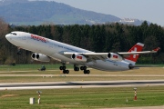 HB-JMF, Airbus A340-300, Swiss International Air Lines