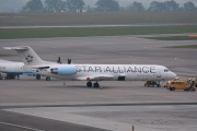 OE-LVG, Fokker F100, Austrian Arrows (Tyrolean Airways)