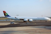 ZS-SNB, Airbus A340-600, South African Airways