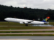 ZS-SXF, Airbus A340-300, South African Airways
