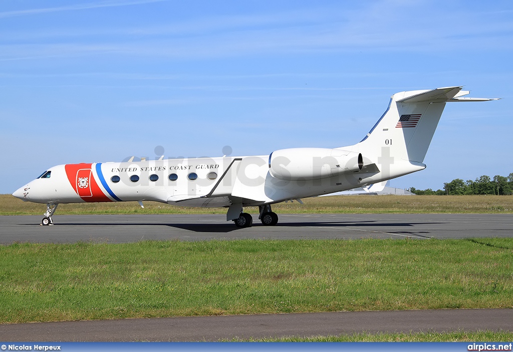 01, Gulfstream C-37A, United States Coast Guard