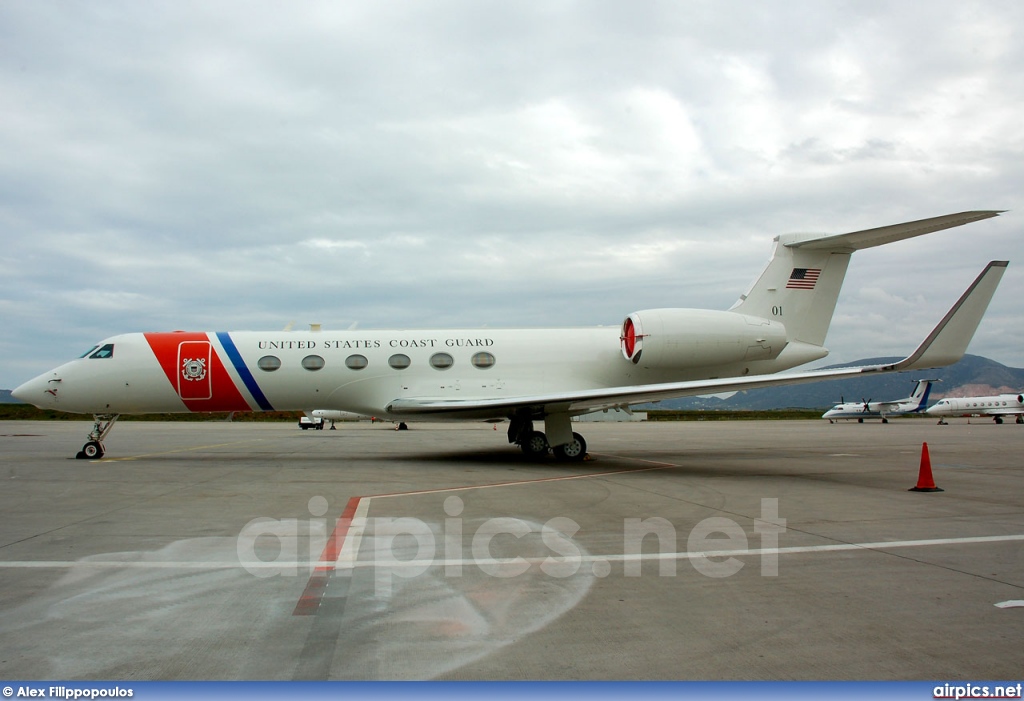 01, Gulfstream C-37A, United States Coast Guard