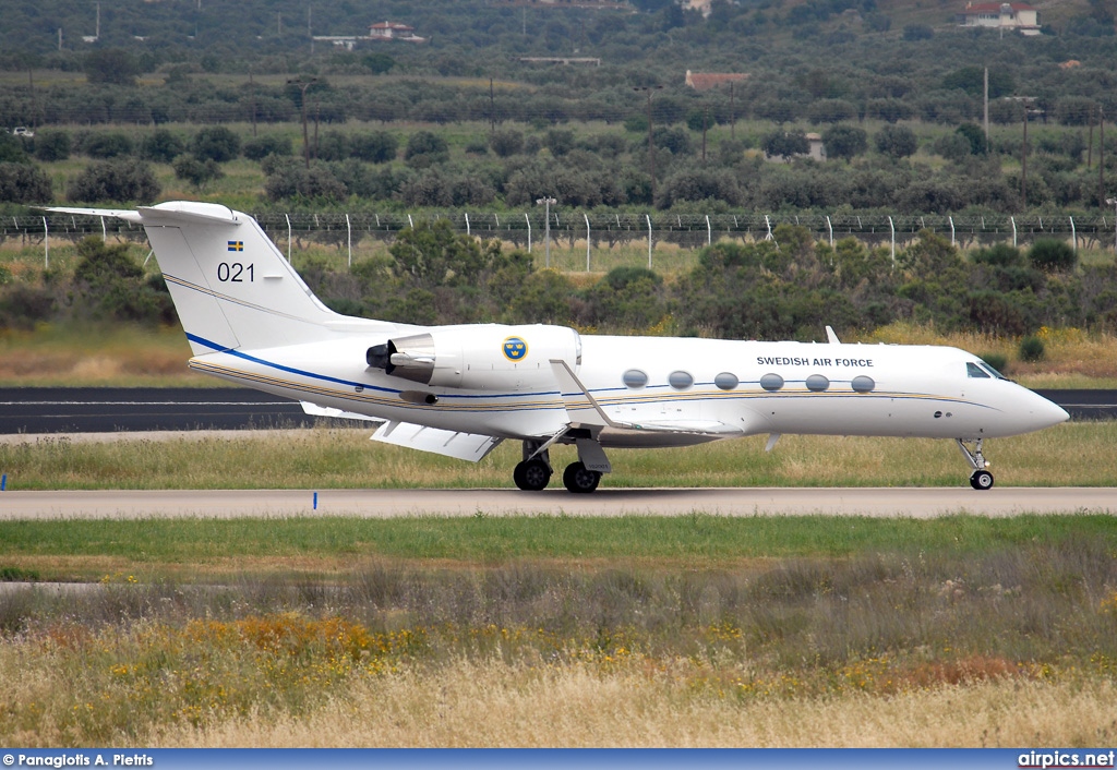 021, Gulfstream IV, Swedish Air Force