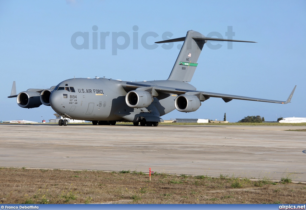 08-8194, Boeing C-17A Globemaster III, United States Air Force