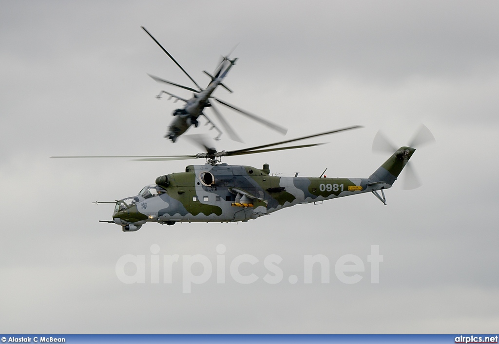0981, Mil Mi-24V, Czech Air Force