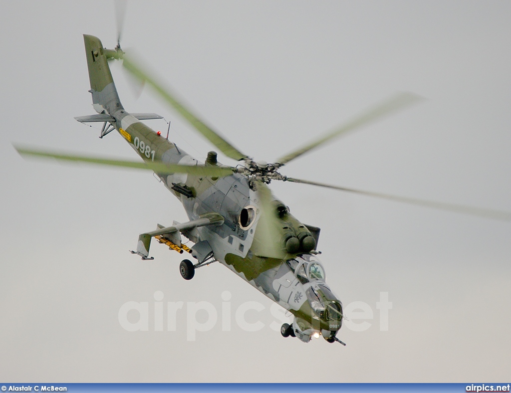 0981, Mil Mi-24V, Czech Air Force