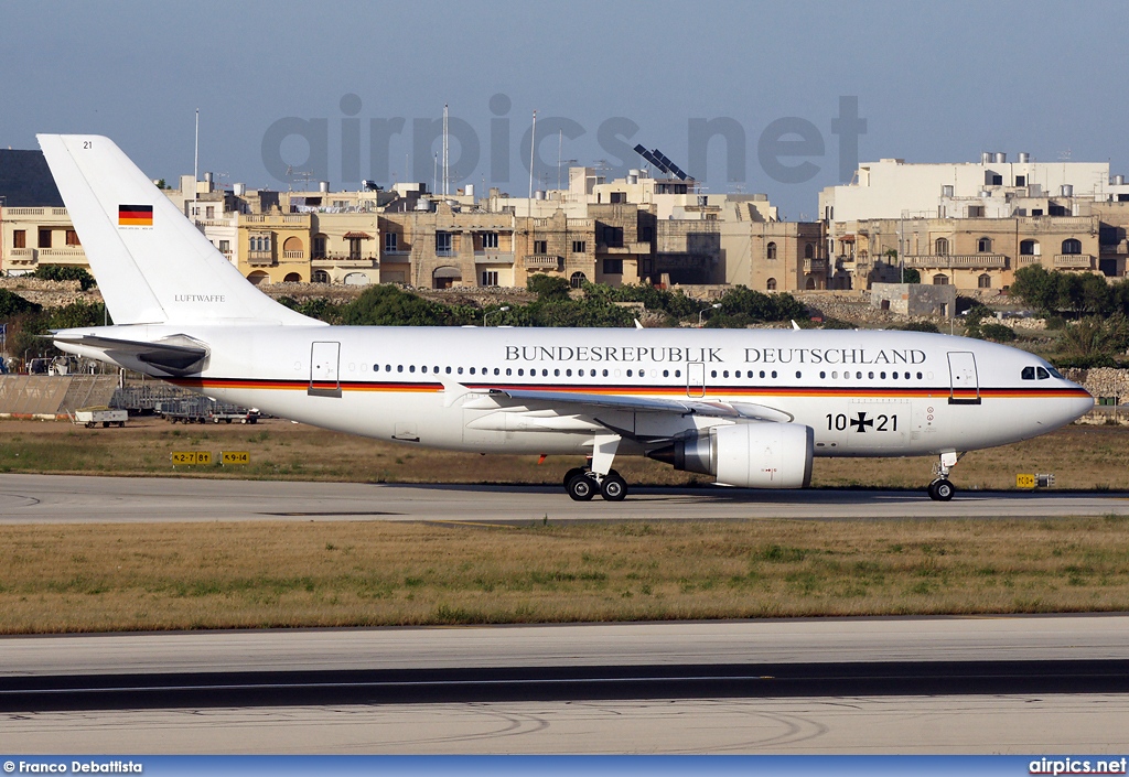 10-21, Airbus A310-300, German Air Force - Luftwaffe