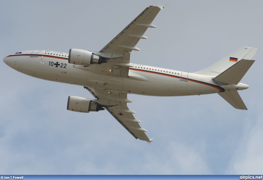 10-22, Airbus A310-300, German Air Force - Luftwaffe