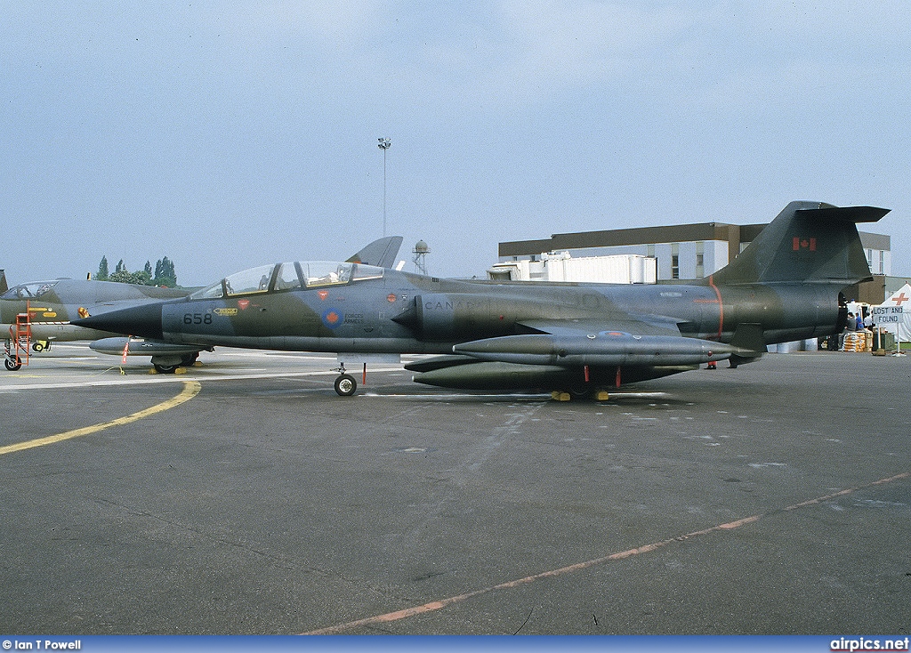 104658, Lockheed CF-104D Starfighter, Canadian Forces Air Command