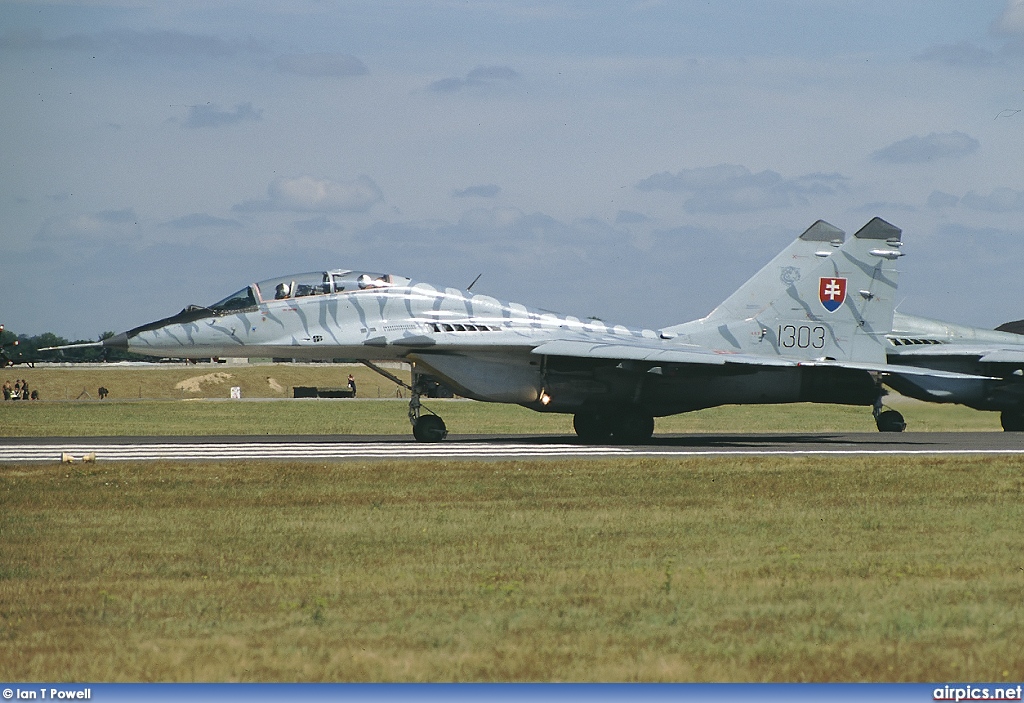 1303, Mikoyan-Gurevich MiG-29UB, Slovak Air Force