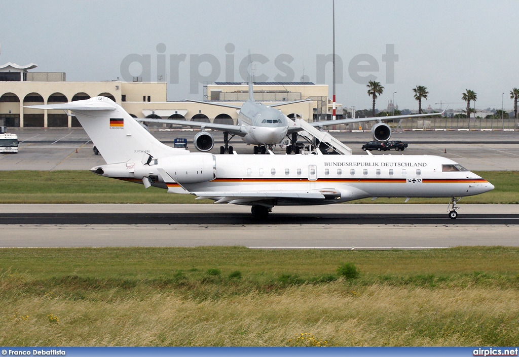 14-02, Bombardier Global 5000, German Air Force - Luftwaffe