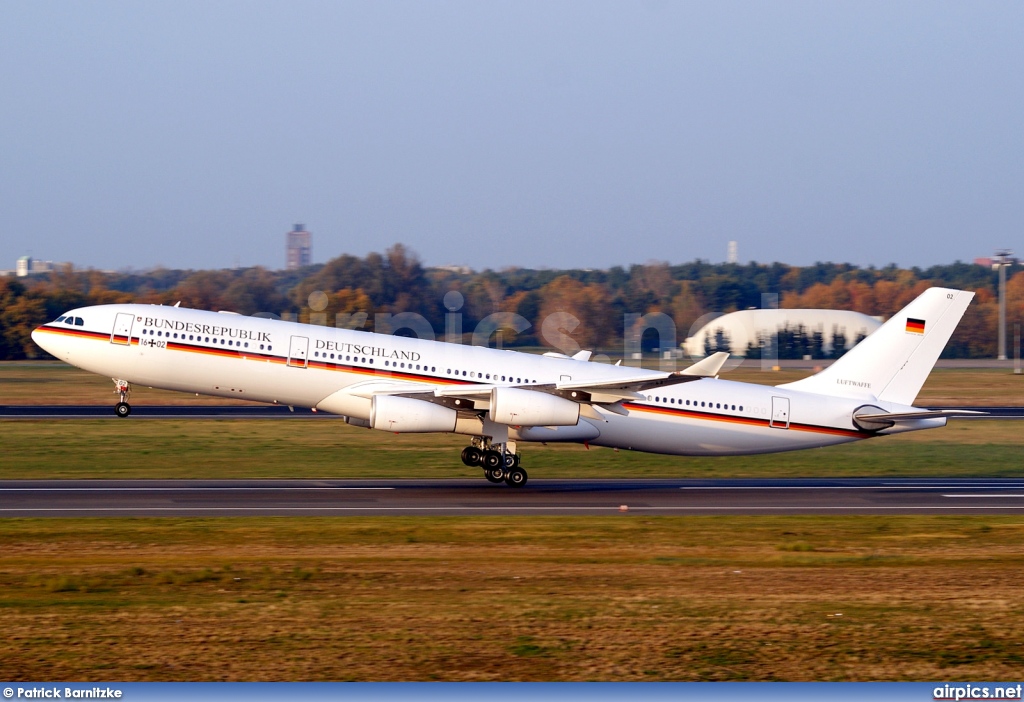 16-02, Airbus A340-300, German Air Force - Luftwaffe