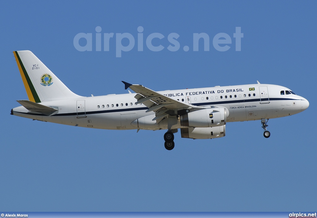 2101, Airbus A319-100CJ, Brazilian Air Force