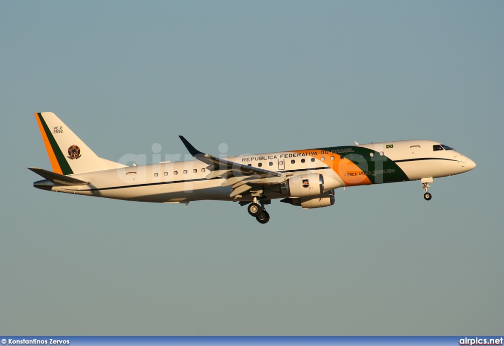 2592, Embraer ERJ 190BJ Lineage 1000, Brazilian Air Force