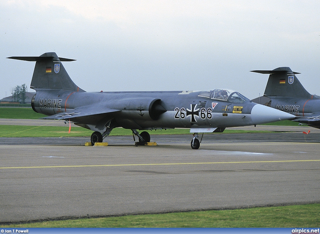 26-66, Lockheed F-104G Starfighter, German Navy