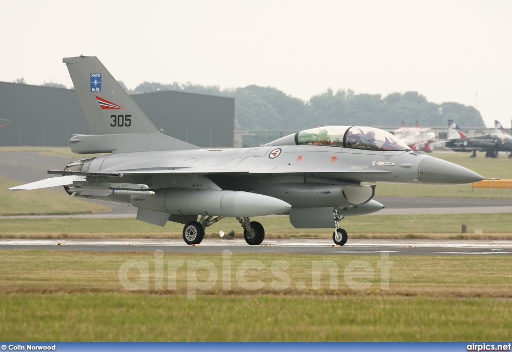 305, Lockheed F-16BM Fighting Falcon, Royal Norwegian Air Force