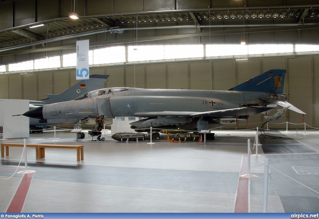 38-34, McDonnell Douglas F-4F Phantom II, German Air Force - Luftwaffe