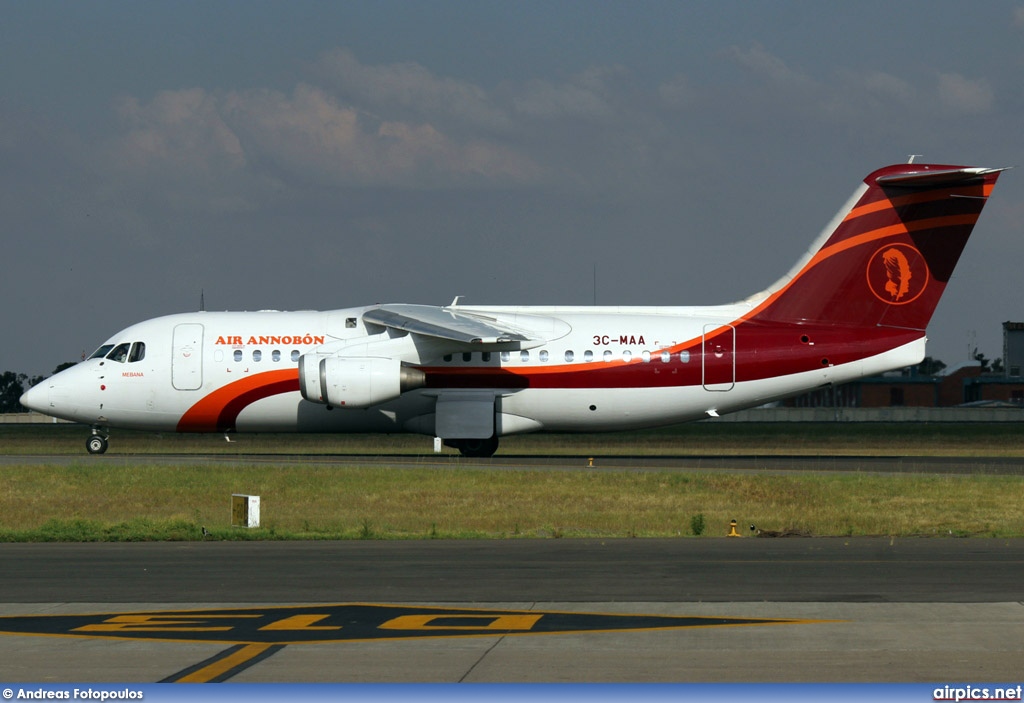 3C-MAA, British Aerospace Avro RJ85, Air Annobon