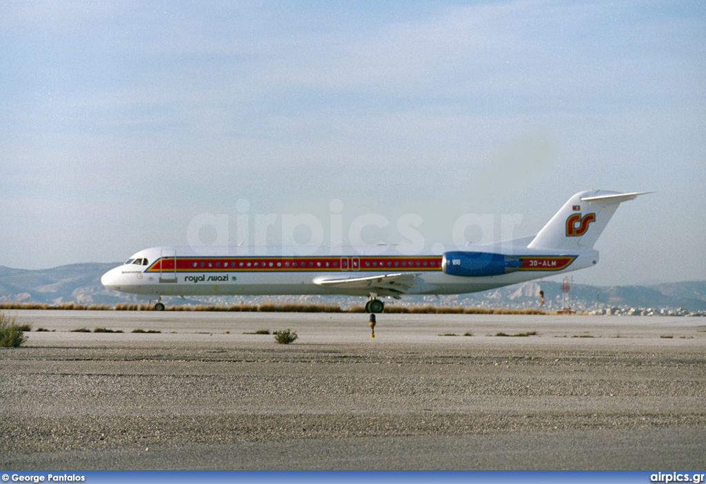 3D-ALM, Fokker F100, Royal Swazi National Airlines