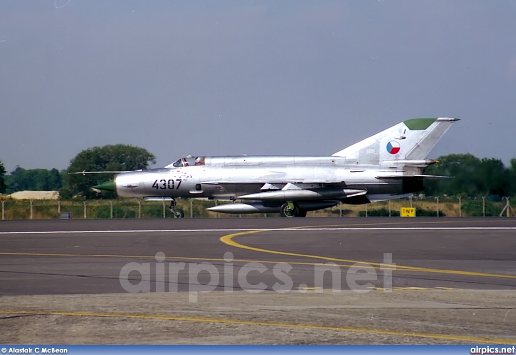 4307, Mikoyan-Gurevich MiG-21M, Czech Air Force