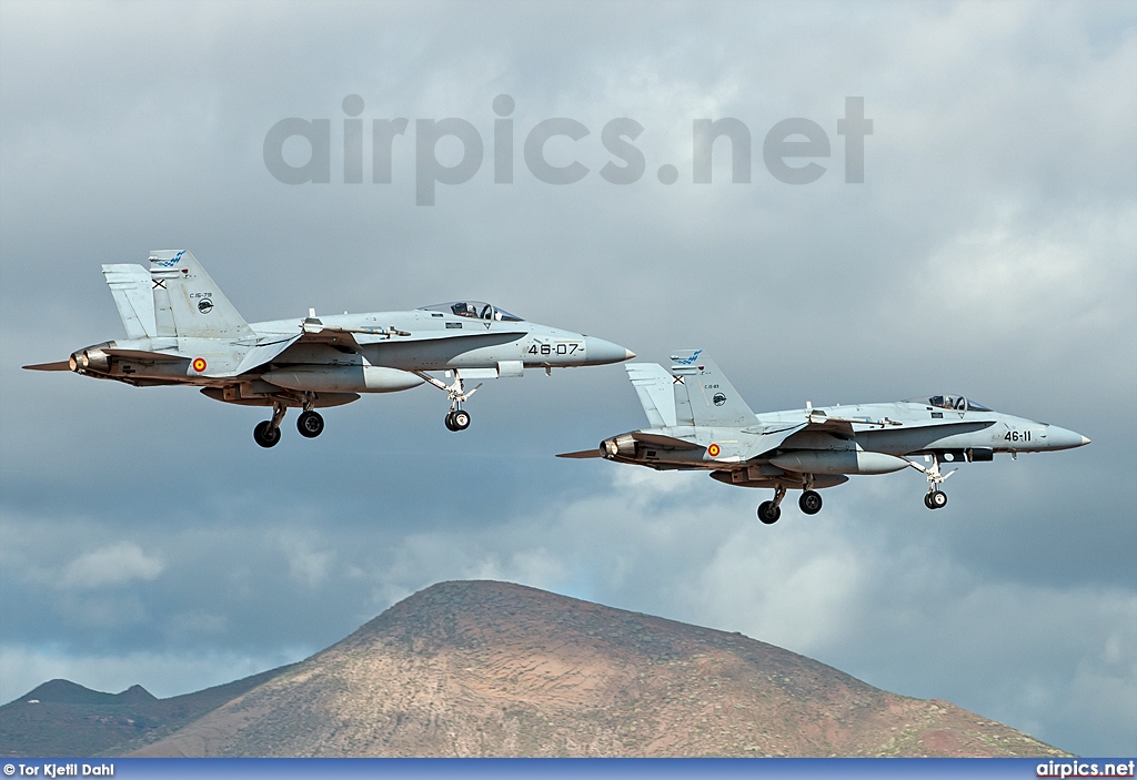 46-07, Boeing (McDonnell Douglas) F/A-18A Hornet, Spanish Air Force