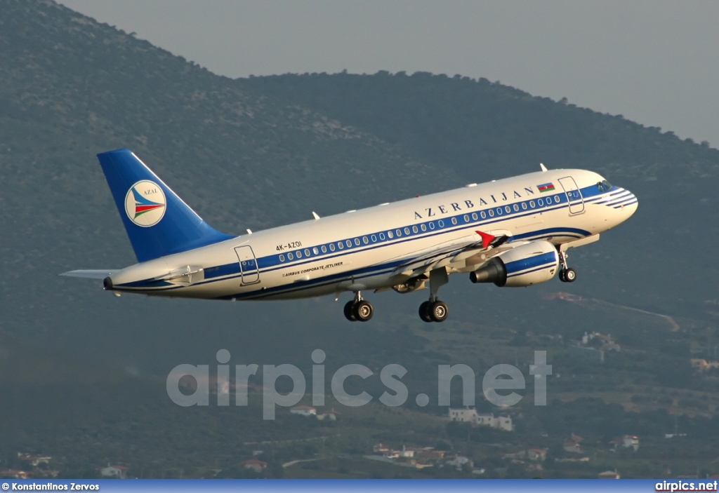 4K-AZ01, Airbus A319-100CJ, Azerbaijan Government 