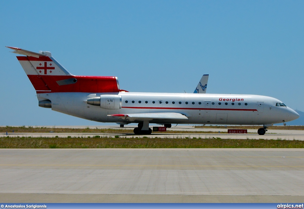 4L-TGG, Yakovlev Yak-42, Georgian Airways