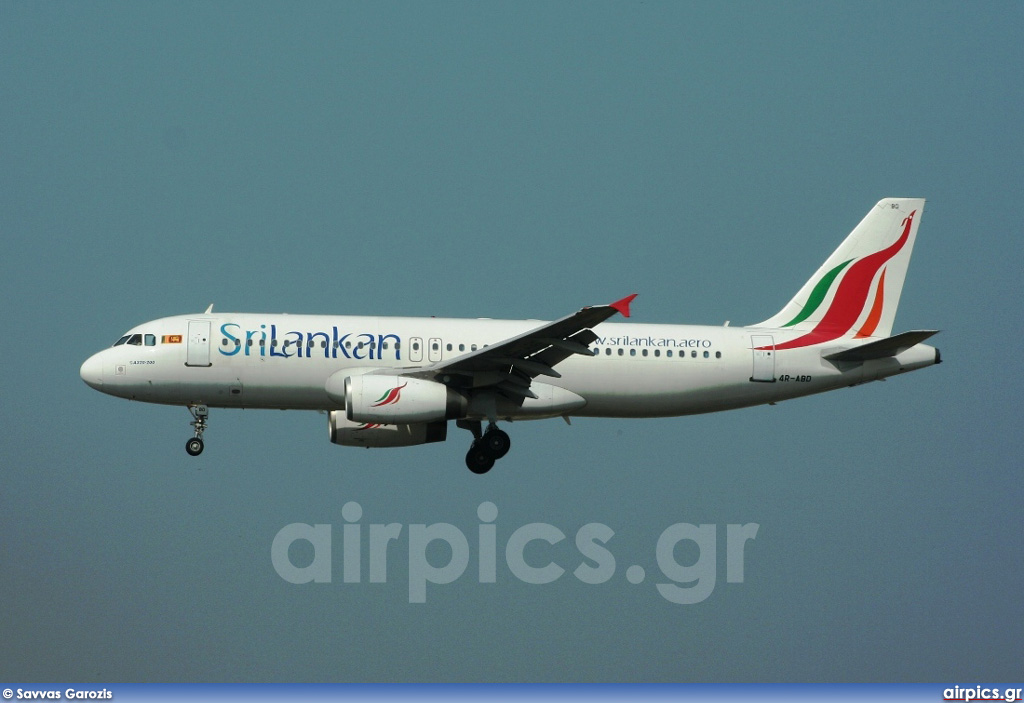 4R-ABD, Airbus A320-200, SriLankan