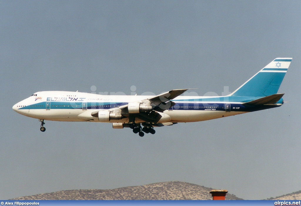 4X-AXF, Boeing 747-200C, EL AL