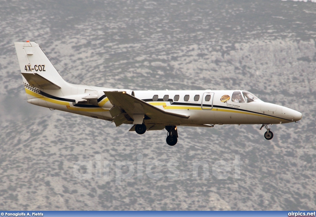 4X-COZ, Cessna S550 Citation II (S/II), Private