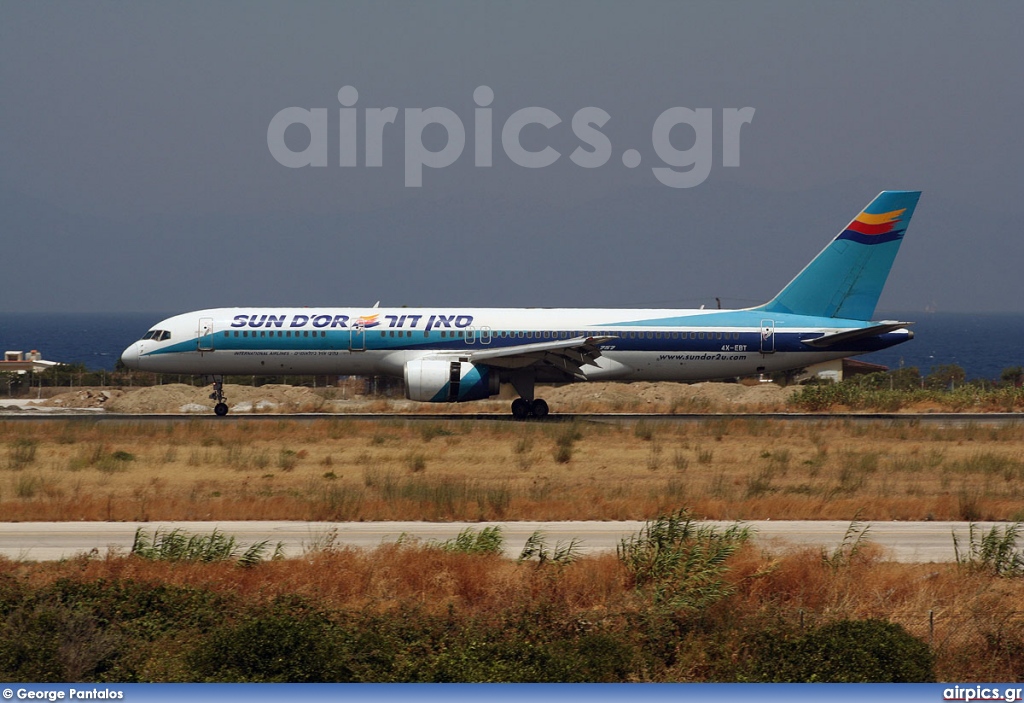 4X-EBT, Boeing 757-200ER, Sun d'Or International Airlines