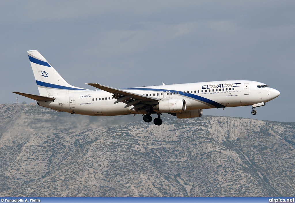 4X-EKA, Boeing 737-800, EL AL