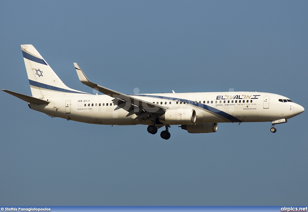 4X-EKA, Boeing 737-800, EL AL