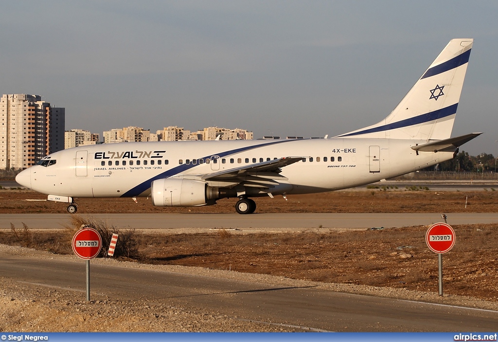 4X-EKE, Boeing 737-700, EL AL