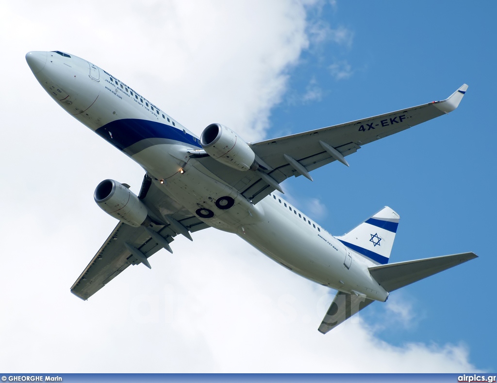 4X-EKF, Boeing 737-800, EL AL