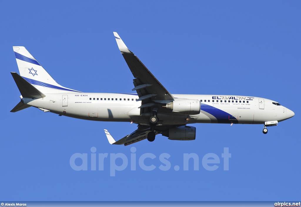 4X-EKH, Boeing 737-800, EL AL