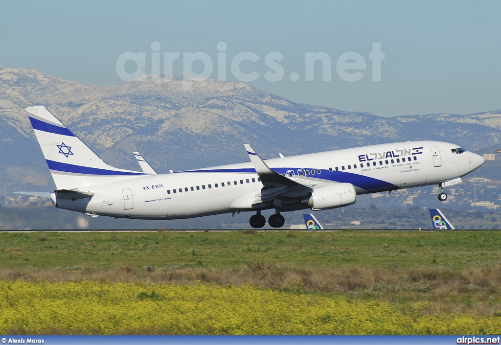 4X-EKH, Boeing 737-800, EL AL