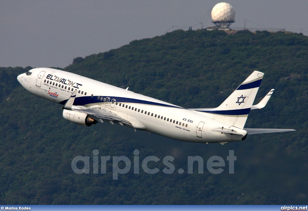 4X-EKI, Boeing 737-800, EL AL