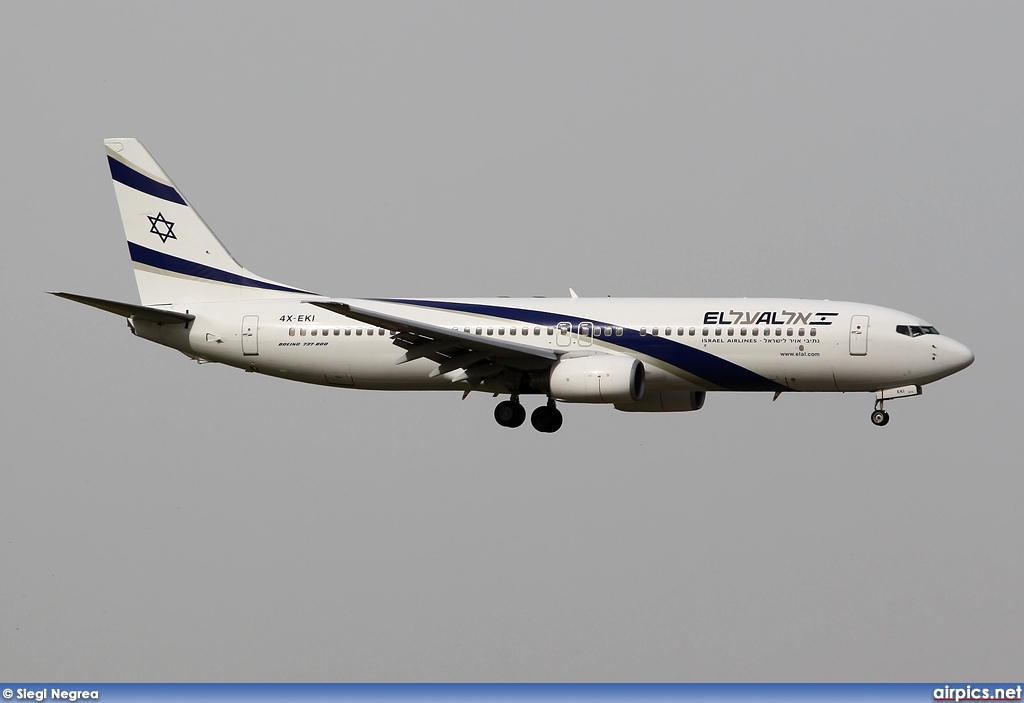 4X-EKI, Boeing 737-800, EL AL