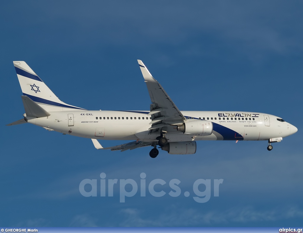 4X-EKL, Boeing 737-800, EL AL